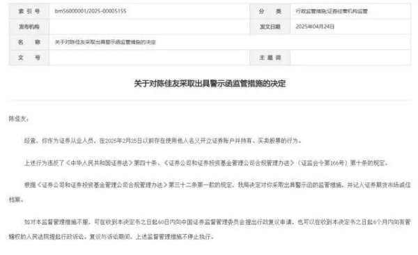 场内配资 屡禁不止！又有证券从业人员违规炒股踩红线